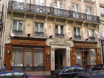 Hotel 3* MESLAY REPUBLIQUE Paris Franta